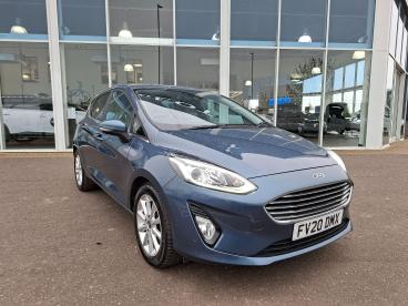 SPOTICAR Ford Fiesta 1.0t Ecoboost Titanium Euro 6 (s/s) 5dr Used Car - Hatchback Petrol Blue - Boston - 1200583850_1