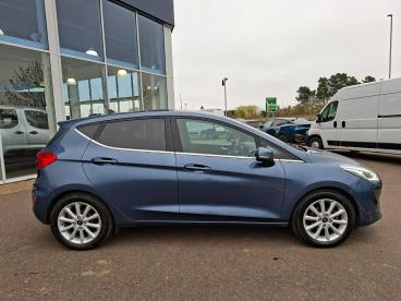 SPOTICAR Ford Fiesta 1.0t Ecoboost Titanium Euro 6 (s/s) 5dr Used Car - Hatchback Petrol Blue - Boston - 1200583850_2