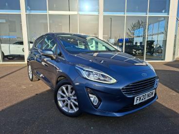 SPOTICAR Ford Fiesta 1.0t Ecoboost Titanium Euro 6 (s/s) 5dr Used Car - Hatchback Petrol Blue - Boston - 1200583852_1