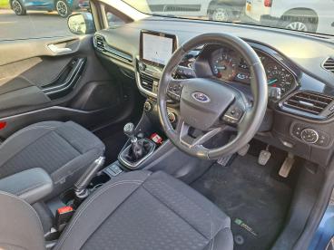 SPOTICAR Ford Fiesta 1.0t Ecoboost Titanium Euro 6 (s/s) 5dr Used Car - Hatchback Petrol Blue - Boston - 1200583852_3