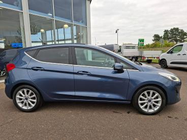 SPOTICAR Ford Fiesta 1.0t Ecoboost Titanium Euro 6 (s/s) 5dr Used Car - Hatchback Petrol Blue - Boston - 1200584695_2