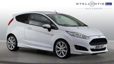 SPOTICAR Ford Fiesta 1.0t Ecoboost Zetec S Euro 6 (s/s) 3dr Used Car - Hatchback Petrol White - Birmingham - 1200586619_1
