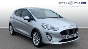 SPOTICAR Ford Fiesta 1.0t Ecoboost Titanium Euro 6 (s/s) 5dr Used Car - Hatchback Petrol Blue - Crawley - 1200587316_1
