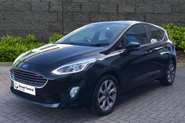 SPOTICAR Ford Fiesta 1.0t Ecoboost Titanium Euro 6 (s/s) 5dr Used Car - Hatchback Petrol Black - Rugby - 1200587654_3