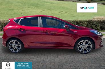 SPOTICAR Ford Fiesta 1.0t Ecoboost St-line Edition Euro 6 (s/s) 5dr Used Car - Hatchback Petrol Red - Worthing - 1200593619_2