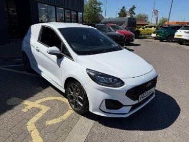 SPOTICAR Ford Fiesta 1.0t Ecoboost Mhev Sport Euro 6 (s/s) 3dr Used Car - Commercial Vehicle Petrol White - Cheltenham - 1200594573_1