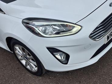 SPOTICAR Ford Fiesta 1.0t Ecoboost Mhev Titanium Euro 6 (s/s) 5dr Used Car - Hatchback Petrol White - Trowbridge - 1200599876_4