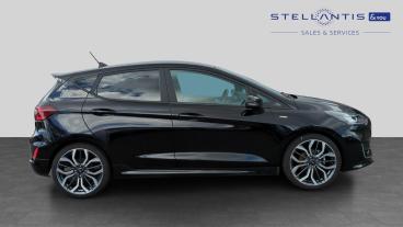 SPOTICAR Ford Fiesta 1.0t Ecoboost Mhev St-line Vignale Euro 6 (s/s) 5d Used Car - Hatchback Hybrid Black - Crawley - 1200604908_2