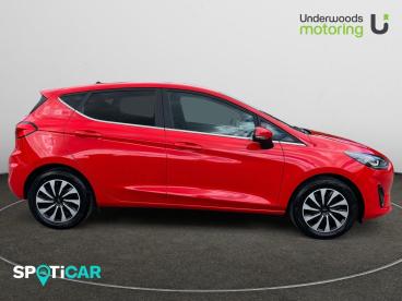 SPOTICAR Ford Fiesta 1.0t Ecoboost Titanium Euro 6 (s/s) 5dr Used Car - Hatchback Petrol Red - Tiptree - 1200606897_5