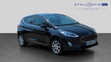 SPOTICAR Ford Fiesta 1.0t Ecoboost Zetec Euro 6 (s/s) 5dr Used Car - Hatchback Petrol Black - Crawley - 1200612180_1
