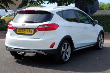 SPOTICAR Ford Fiesta 1.0t Ecoboost Active X Euro 6 (s/s) 5dr Used Car - Hatchback Petrol White - Littlehampton - 1200612588_3