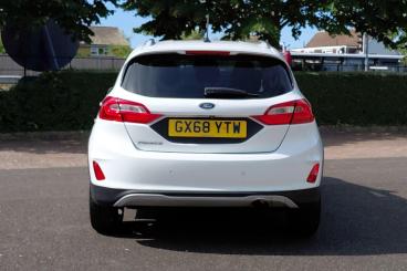 SPOTICAR Ford Fiesta 1.0t Ecoboost Active X Euro 6 (s/s) 5dr Used Car - Hatchback Petrol White - Littlehampton - 1200612588_4