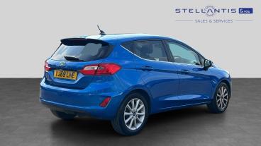 SPOTICAR Ford Fiesta 1.0t Ecoboost Titanium Euro 6 (s/s) 5dr Used Car - Hatchback Petrol Blue - Stockport - 1200612730_3