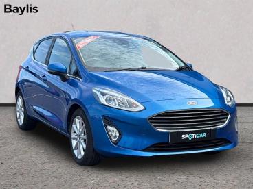 SPOTICAR Ford Fiesta 1.0t Ecoboost Titanium Auto Euro 6 (s/s) 5dr Used Car - Hatchback Petrol Blue - Worcester - 1200615030_1