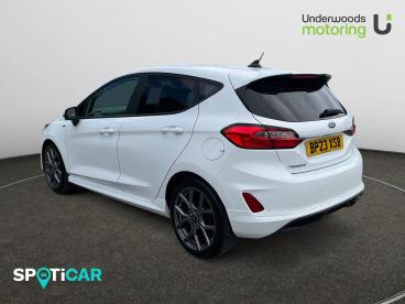 SPOTICAR Ford Fiesta 1.0t Ecoboost St-line Euro 6 (s/s) 5dr Used Car - Hatchback Petrol White - Tiptree - 1200615299_4