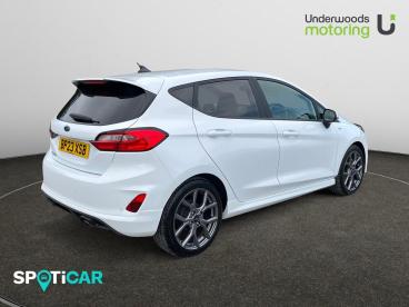 SPOTICAR Ford Fiesta 1.0t Ecoboost St-line Euro 6 (s/s) 5dr Used Car - Hatchback Petrol White - Tiptree - 1200615299_5