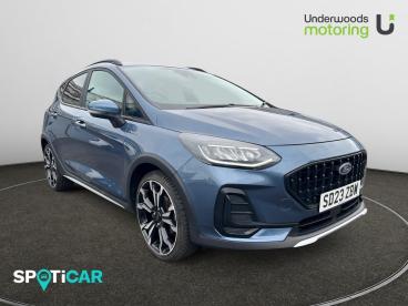 SPOTICAR Ford Fiesta 1.0t Ecoboost Mhev Active X Edition Euro 6 (s/s) 5 Used Car - Hatchback Petrol Blue - Clacton-on-sea - 1200621986_1