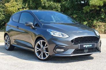 SPOTICAR Ford Fiesta 1.0t Ecoboost St-line X Edition Euro 6 (s/s) 3dr Used Car - Hatchback Petrol Grey - Eastbourne - 1200623164_1