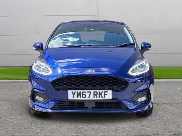 SPOTICAR Ford Fiesta 1.0t Ecoboost St-line Euro 6 (s/s) 3dr Used Car - Hatchback Petrol Blue - Worksop - 1200624384_2