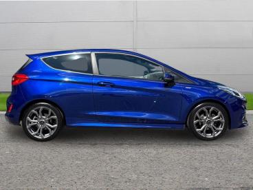 SPOTICAR Ford Fiesta 1.0t Ecoboost St-line Euro 6 (s/s) 3dr Used Car - Hatchback Petrol Blue - Worksop - 1200624384_4