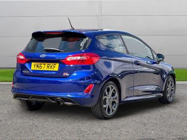 SPOTICAR Ford Fiesta 1.0t Ecoboost St-line Euro 6 (s/s) 3dr Used Car - Hatchback Petrol Blue - Worksop - 1200624384_5