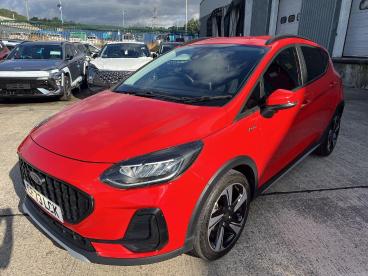 SPOTICAR Ford Fiesta 1.0t Ecoboost Active Euro 6 (s/s) 5dr Used Car - Hatchback Petrol Red - Pontypridd - 1200624739_3