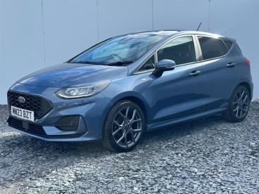 SPOTICAR Ford Fiesta 1.0t Ecoboost St-line Euro 6 (s/s) 5dr Used Car - Hatchback Petrol Blue - Kingswinford - 1200625863_3