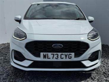 SPOTICAR Ford Fiesta 1.0t Ecoboost Mhev St-line Edition Euro 6 (s/s) 5d Used Car - Hatchback Petrol White - Kingswinford - 1200627066_2