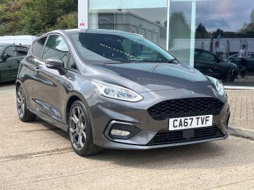 SPOTICAR Ford Fiesta 1.0t Ecoboost St-line Euro 6 (s/s) 3dr Used Car - Hatchback Petrol Grey - Kettering - 1200629197_1