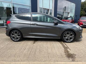 SPOTICAR Ford Fiesta 1.0t Ecoboost St-line Euro 6 (s/s) 3dr Used Car - Hatchback Petrol Grey - Kettering - 1200629197_2