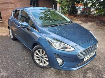 SPOTICAR Ford Fiesta 1.0t Ecoboost Mhev Titanium Euro 6 (s/s) 5dr Used Car - Hatchback Petrol Blue - Accrington - 1200629592_1