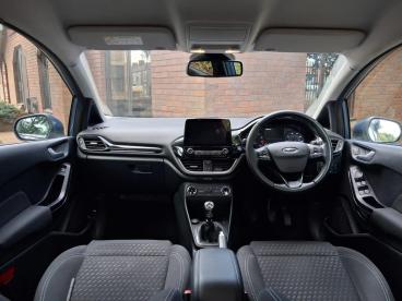 SPOTICAR Ford Fiesta 1.0t Ecoboost Mhev Titanium Euro 6 (s/s) 5dr Used Car - Hatchback Petrol Blue - Accrington - 1200629592_2