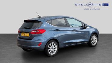 SPOTICAR Ford Fiesta 1.0t Ecoboost Titanium Euro 6 (s/s) 5dr Used Car - Hatchback Petrol Blue - Liverpool - 1200630666_3