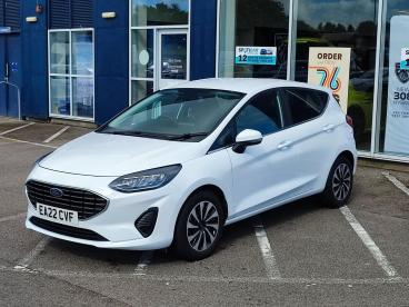 SPOTICAR Ford Fiesta 1.0t Ecoboost Titanium Euro 6 (s/s) 5dr Used Car - Hatchback Petrol White - Moray - 1200631975_3