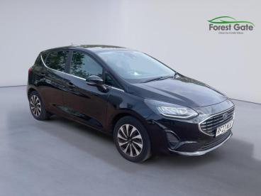 SPOTICAR Ford Fiesta 1.0t Ecoboost Titanium Euro 6 (s/s) 5dr Used Car - Hatchback Petrol Black - Corby - 1200632524_1