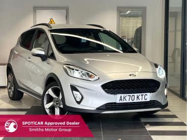 SPOTICAR Ford Fiesta 1.0t Ecoboost Mhev Active Edition Euro 6 (s/s) 5dr Used Car - Hatchback Petrol Silver - Peterborough - 1200634249_1