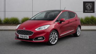 SPOTICAR Ford Fiesta 1.0t Ecoboost Vignale Auto Euro 6 (s/s) 5dr Used Car - Hatchback Petrol Red - Rochdale - 1200635857_3
