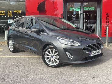 SPOTICAR Ford Fiesta 1.0t Ecoboost Mhev Titanium Euro 6 (s/s) 5dr Used Car - Hatchback Petrol Grey - Slough - 1200638256_1
