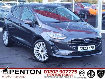 SPOTICAR Ford Fiesta 1.0t Ecoboost Mhev Titanium X Euro 6 (s/s) 5dr Used Car - Hatchback Hybrid Grey - Poole - 1200638904_1
