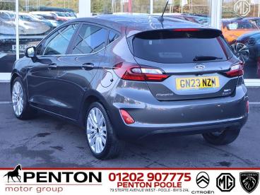 SPOTICAR Ford Fiesta 1.0t Ecoboost Mhev Titanium X Euro 6 (s/s) 5dr Used Car - Hatchback Hybrid Grey - Poole - 1200638904_4