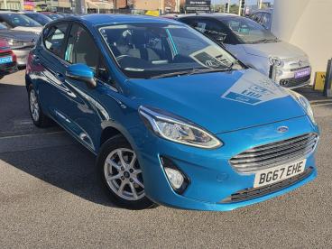 SPOTICAR Ford Fiesta 1.0t Ecoboost Zetec Euro 6 (s/s) 5dr Used Car - Hatchback Petrol Blue - Wakefield - 1200640717_1