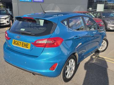 SPOTICAR Ford Fiesta 1.0t Ecoboost Zetec Euro 6 (s/s) 5dr Used Car - Hatchback Petrol Blue - Wakefield - 1200640717_4