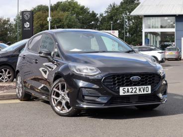 SPOTICAR Ford Fiesta 1.0t Ecoboost St-line Euro 6 (s/s) 5dr Used Car - Hatchback Petrol Black - Walsall - 1200641289_1