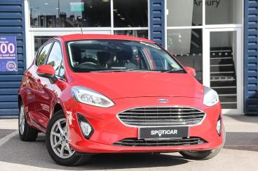 SPOTICAR Ford Fiesta 1.0t Ecoboost Zetec Euro 6 (s/s) 5dr Used Car - Hatchback Petrol Red - Lichfield - 1200641385_1