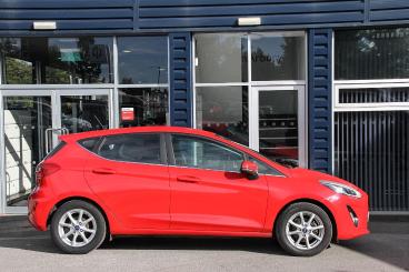 SPOTICAR Ford Fiesta 1.0t Ecoboost Zetec Euro 6 (s/s) 5dr Used Car - Hatchback Petrol Red - Lichfield - 1200641385_4