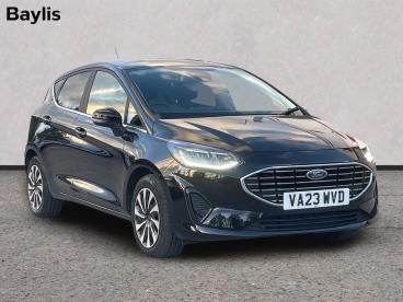 SPOTICAR Ford Fiesta 1.0t Ecoboost Titanium Euro 6 (s/s) 5dr Used Car - Hatchback Petrol Black - Evesham - 1200642732_1