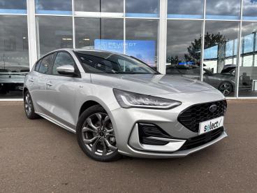 SPOTICAR Ford Focus 1.0t Ecoboost Mhev St-line Dct Euro 6 (s/s) 5dr Used Car - Saloon Hybrid Silver - Boston - 1200527085_1