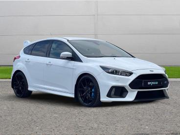 SPOTICAR Ford Focus 2.3t Ecoboost Rs Awd Euro 6 (s/s) 5dr Used Car - Saloon Petrol White - Selby - 1200540240_1