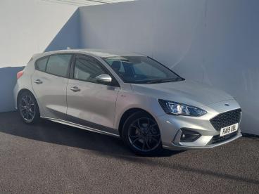 SPOTICAR Ford Focus 1.0t Ecoboost St-line Euro 6 (s/s) 5dr Used Car - Saloon Petrol Silver - Trowbridge - 1200557126_1