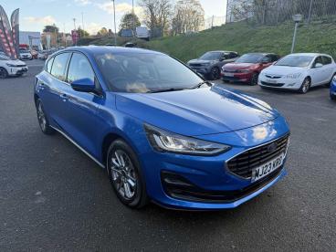SPOTICAR Ford Focus 1.0t Ecoboost Mhev Titanium Euro 6 (s/s) 5dr Used Car - Saloon Hybrid Blue - Colwyn Bay - 1200560718_1